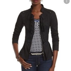 WHBM Ruffle Front Jacket